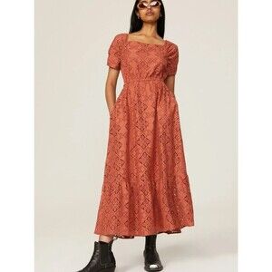 Pamela Love Terracotta Lace Dress